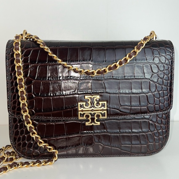 Tory Burch Handbags - NWT croc Embossed Tory Burch Bag